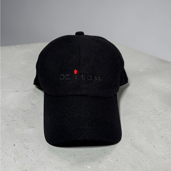 Kiton Other - Kiton Classic Black Cap